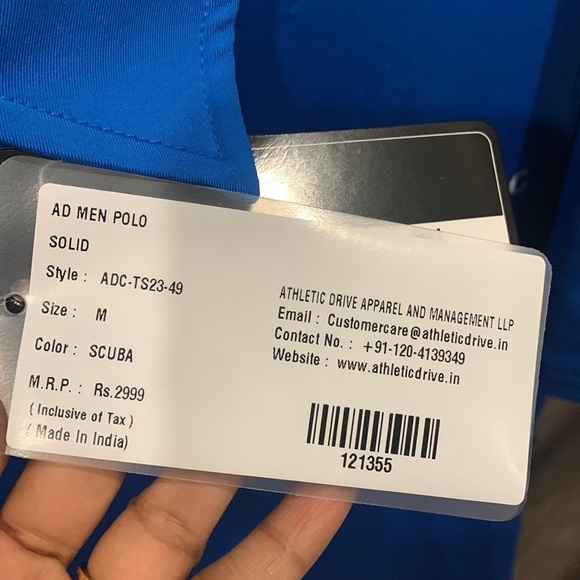 Brand New Athletic Drive M Polo T-shirt - Picture 6 of 8